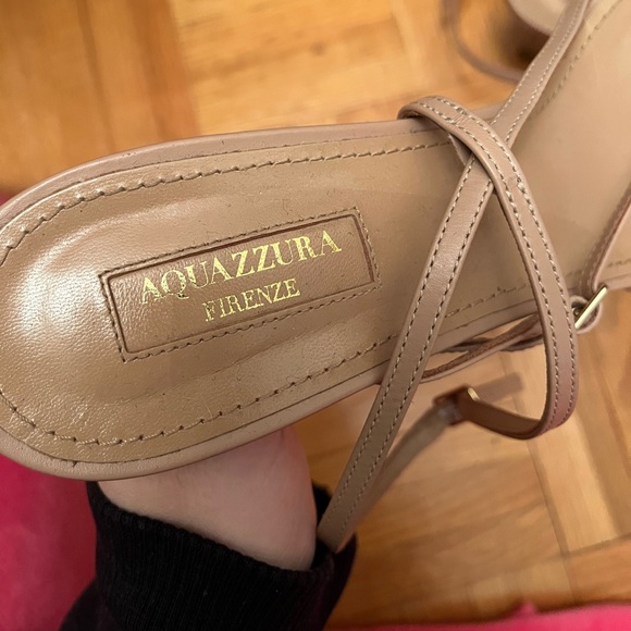 AUTHENTIC AQUAZZURA beige heels SZ 39 - Picture 6 of 11